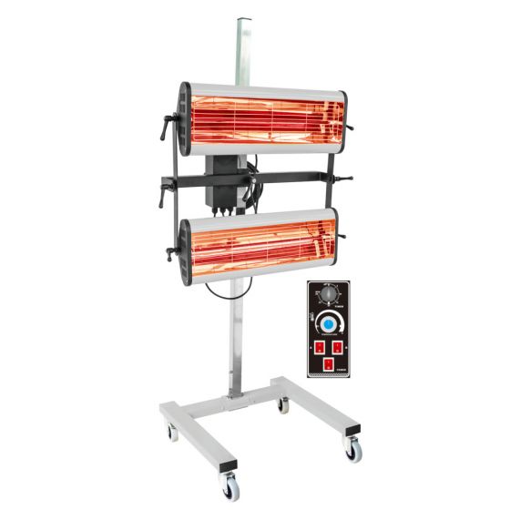 B-TEC® IR-X2 Kurzwelliger Infrarotstrahler mit zwei Strahlerfeldern, 230 V