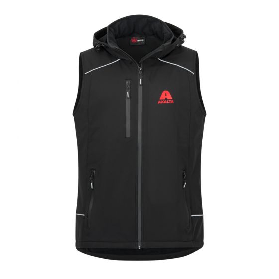 Axalta Softshell Weste schwarz