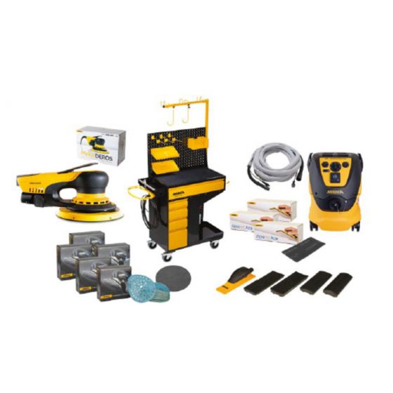 KIT 2415ARMDE Mirka Deros-II Set + Smart Cart