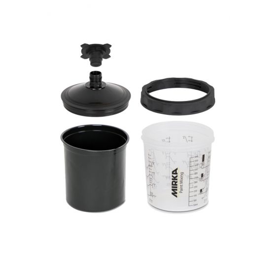 Mirka® Farbbechersystem UV 650 ml 125 μm