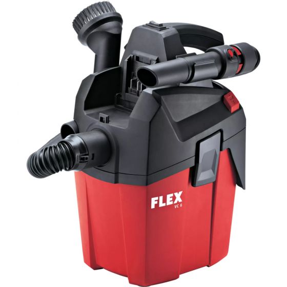 FLEX Kompakt Sauger mit manueller Filterabreinigung, 6 l, Klasse L