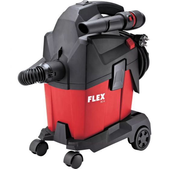 FLEX Kompakt Sauger mit manueller Filterabreinigung, 6 l, Klasse L