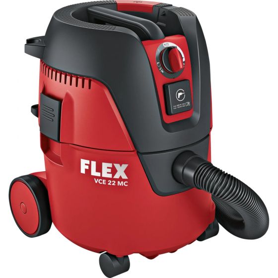FLEX Sicherheitssauger mit manueller Filterabreinigung, 20 l, Klasse M