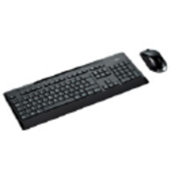 BCS Tastatur-Maus-Set USB, schwarz