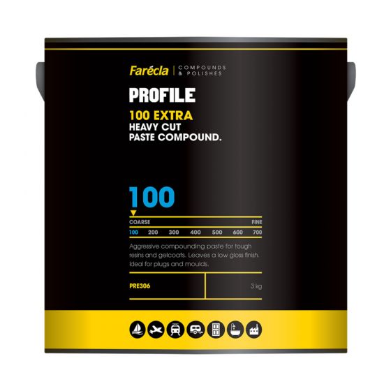 Farécla Profile 100 Extra grobe Schleif- und Polierpaste