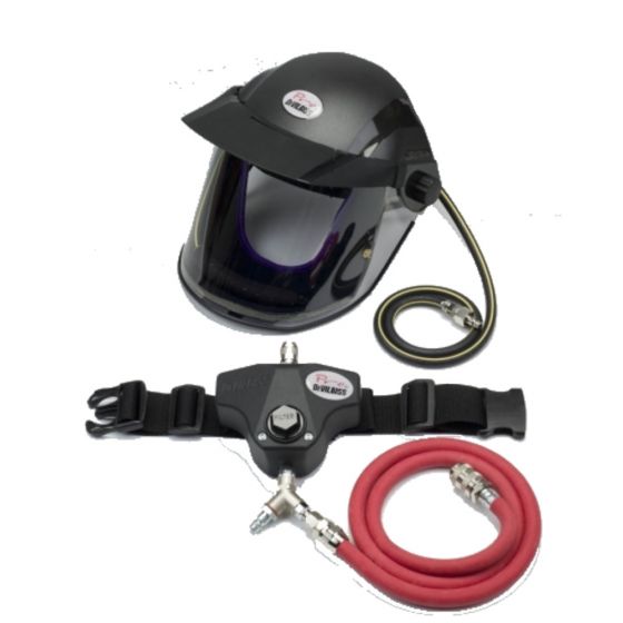 DeVilbiss® PROV-650 Atemschutzsystem mit Hüftgürtel und Haube