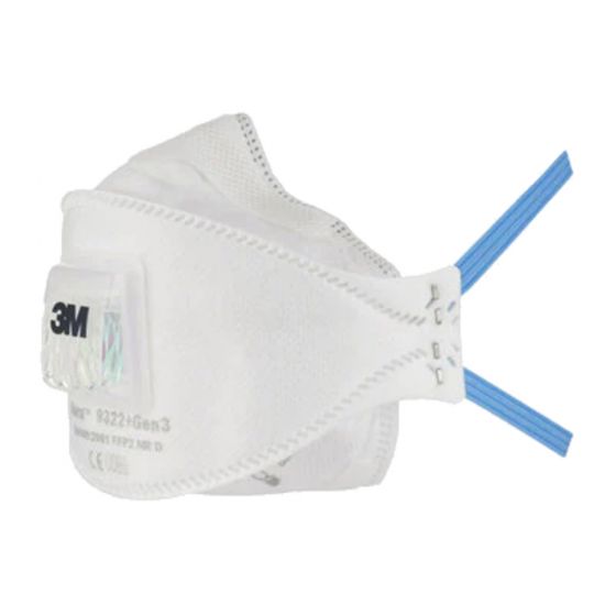 3M™ Aura™ Partikelmaske, FFP2, mit Ventil 9322+Gen3
