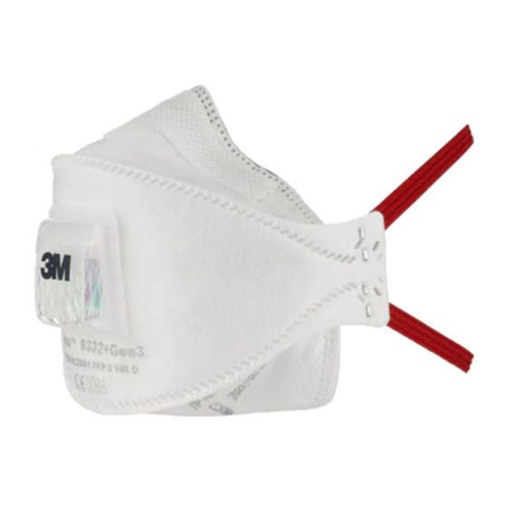 3M™ Aura™ Partikelmaske, FFP3, mit Ventil 9332+Gen3