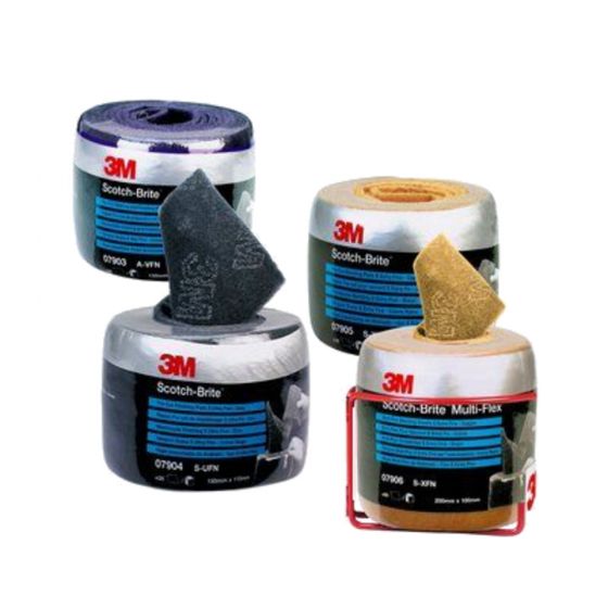 Scotch-Brite™ Clean and Finish vorperforierte Vliesrolle CF-SR, 150 mm x 115 mm