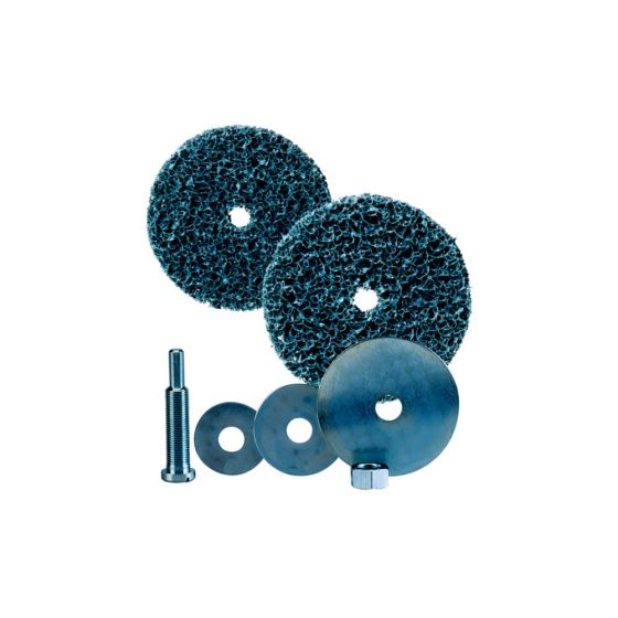 Scotch-Brite™ Grobreinigungsscheiben GP blau, soft für Spanndorn