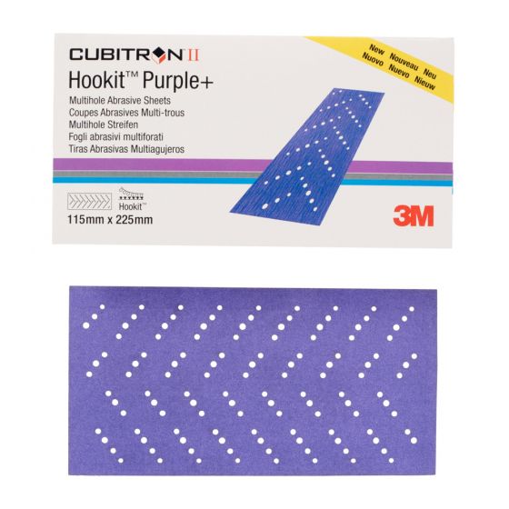 3M™ Cubitron™ II Hookit™ Purple Premium Streifen 737U / 334U 115 mm x 225 mm