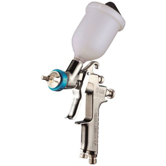 ANEST IWATA W-300 WB Smart Repair, Pro Kit Karton komplett mit Luftkappe/Düse/Nadel und 200 ml Fließbecher
