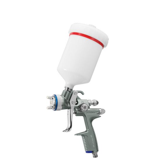 SATAjet® 100 B F RP® mit 600 ml QCC-Kunststoff-Mehrwegbecher