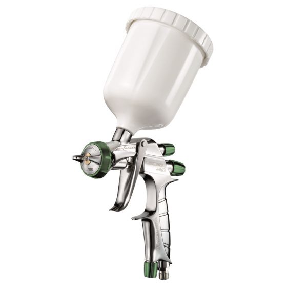 ANEST IWATA LS-400 entech Basislack, Pro Kit Karton komplett mit Luftkappe/Düse/Nadel und 600 ml Fließbecher
