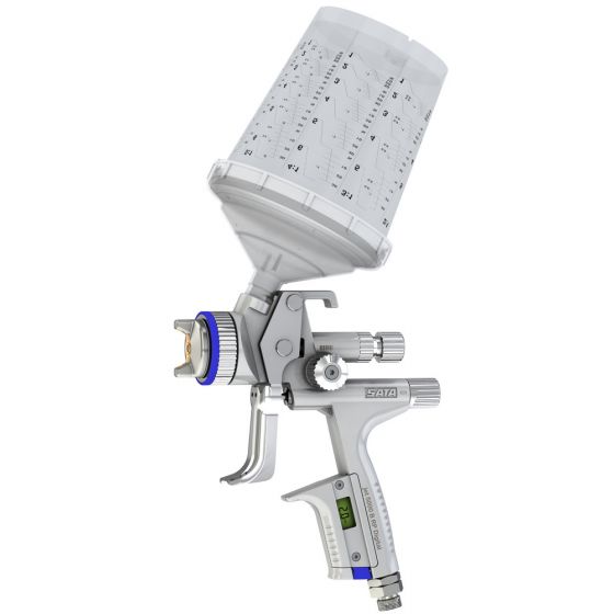 SATAjet® 5000 B RP® DIGITAL mit RPS-Mehrzweckbecher 300 ml / 600 ml / 900 ml (je 1x), mit Drehgelenk