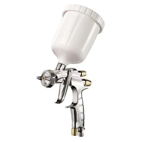 ANEST IWATA WS-400 evo base Basislack, Master Kit Plastikkoffer komplett mit Luftkappe/Düse/Nadel und 600 ml Fließbecher inkl. AFV-2 Druckregler