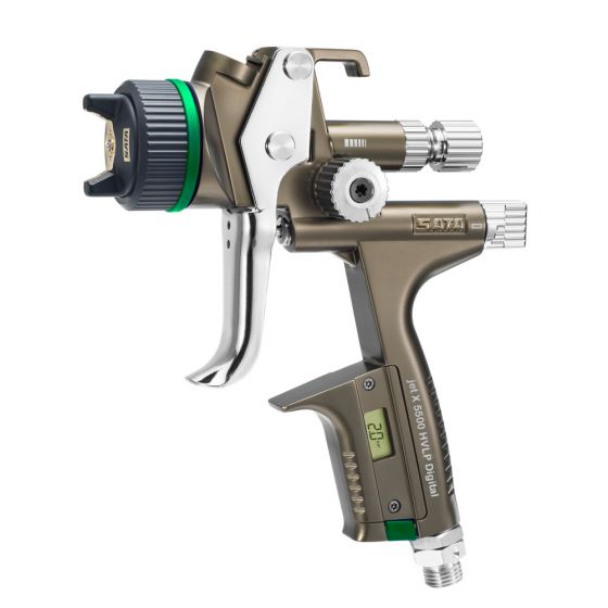 SATAjet® X 5500 HVLP Digital mit RPS-Mehrzweckbecher 600 ml / 900 ml (je 1x), Drehgelenk