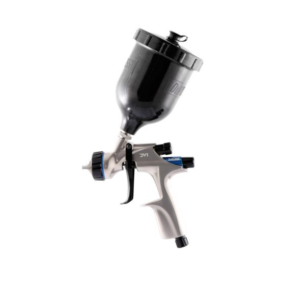 DeVilbiss® DV1 Lackierpistole mit Becher, ohne Digitalmanometer