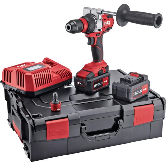 FLEX 2-speed cordless drill driver 18,0 V set